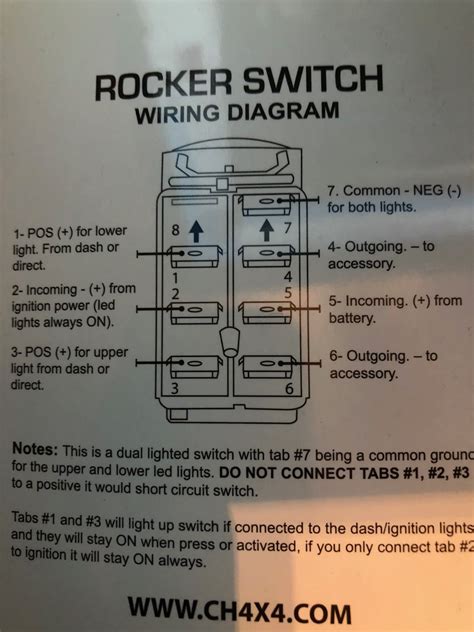 A2000 Winch Rocker Switch Wiring Diagram